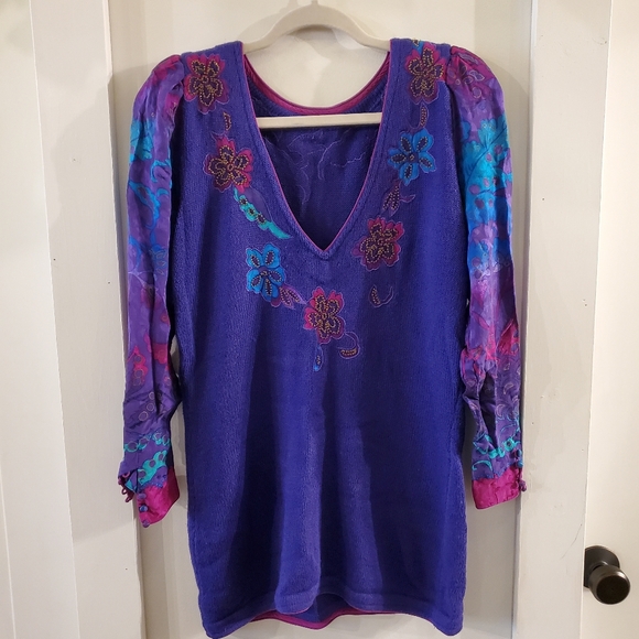 vintage Umi Collections by Anne Crimmins sweater/blouse size S - Picture 6 of 10